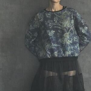 Gary Graham GARYGRAHAM422 GARYGRAHAM422 Patched Sweatshirt Indigo Floral Medium